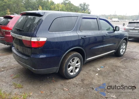 2013 Dodge Durango Sxt from USA, damaged, VIN 1C4RDJAG0DC692309